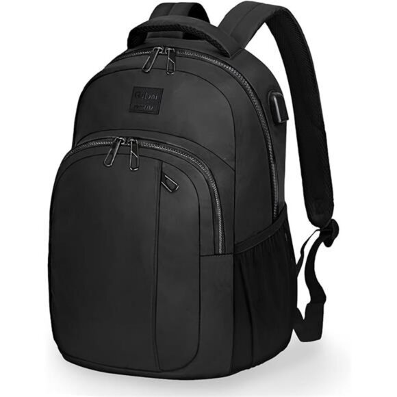 Laptop Backpack USB Port Waterproof Travel Work School Bag for Men Women - Picture 7 of 7